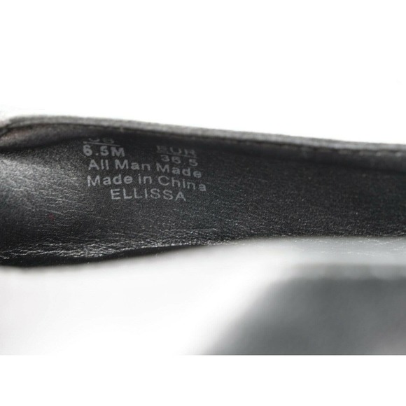 Sam Edelman Flats Womens 6.5 Silver Faux Leather Ellissa Snake Print Pointed Toe - Picture 7 of 8